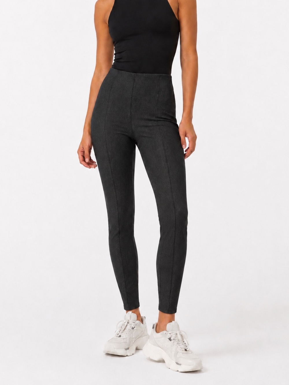 Lululemon here to there grey crosshatch texture pants 4